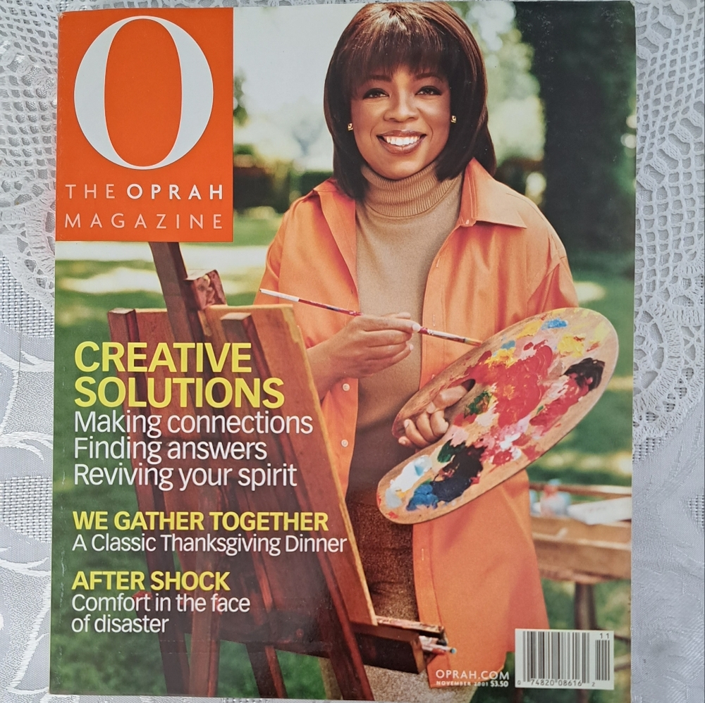 Oprah Magazine, Coffee Table book...